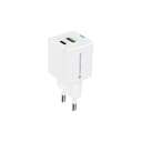 Conceptronic telefon töltő adapter - althea15w (usb-c+usb-a, 20w, fehér)
