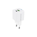 Conceptronic telefon töltő adapter+kábel - althea16w (usb-c+usb-a, 33w, 3in1 töltő kábel, fehér)