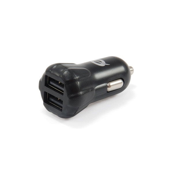 Conceptronic telefon töltő/tartó kit - cusbcar2akit (szivargyujtós töltő: 2x usb-a, telefontartó: 5,5-8,5 cm széles)