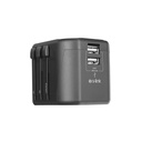 S-link adapter - sl-wl024 (univerzális utazó adapter, travel eu, uk, usa/aus, 2xusb-a, 2.4a)