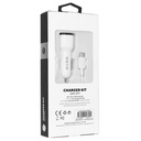 S-link autós töltő - sl-ec30m (2db usb, 5v/2.4a/3,4a, 17w, micro usb, 100cm adat+töltőkábel, fehér)
