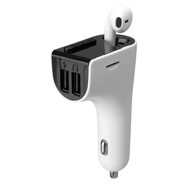 S-link fm transmitter - sl-bt245 bluetooth  (bt5.0.; Dual usb, microsd; 3a usb gyorstöltő, +1 db fülhallgató)