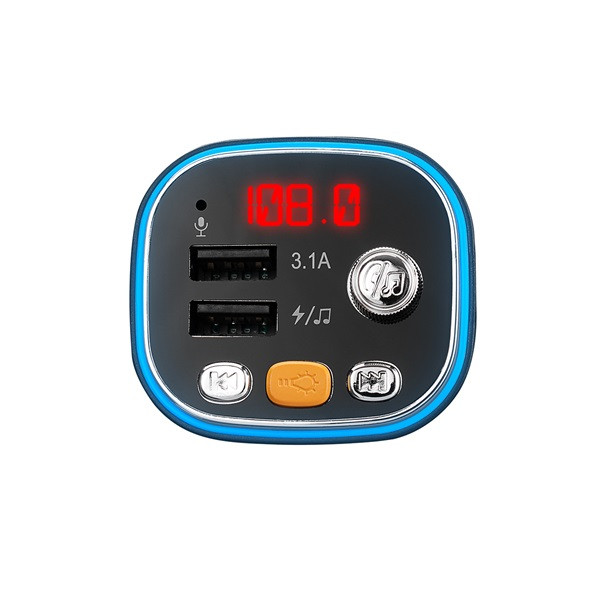 S-link fm transmitter - sl-bt306  (5v/3.1a, bluetooth, 2db usb,micro sd, rgb)