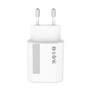 S-link hálózati töltő - sl-ec50 (2xusb, 5v/2.4a, 12w, gyorstöltés, micro-usb 100cm adat+töltőkábel, fehér)