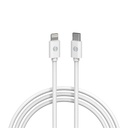 S-link hálózati töltő - sl-ec62pd (20w, qc4.0 gyorstöltés,type-c to lightning, 100cm adat+töltőkábel, fehér)