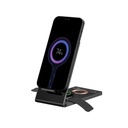 Sandberg telefon tartó/töltő - 3in1 wireless charger stand