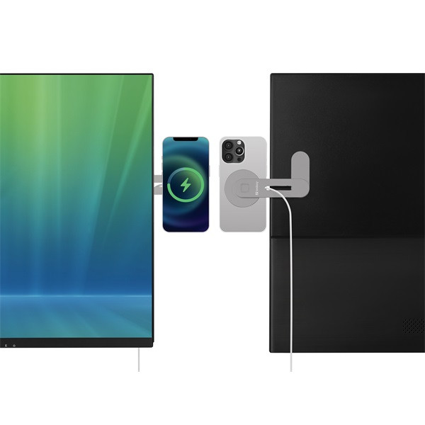 Sandberg telefon tartó/töltő - screenmount magnet charger 15w