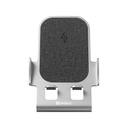 Sandberg telefon tartó/töltő - wireless charger stand 15w alu