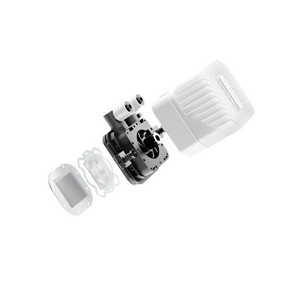 Be quiet! Cpu water cooler - light loop 240mm white (2x120mm, csatlakozó: 3pin, cső hossza: 400mm, fehér)