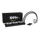 Be quiet! Cpu water cooler - light loop 360mm black (3x120mm, csatlakozó: 3pin, cső hossza: 400mm, fekete)