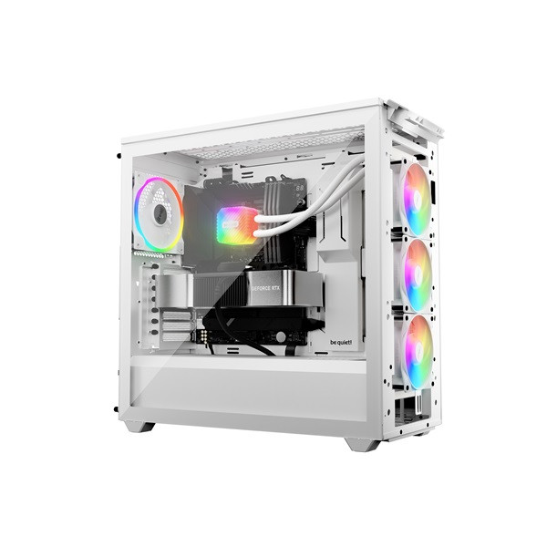 Be quiet! Cpu water cooler - light loop 360mm white (3x120mm, csatlakozó: 3pin, cső hossza: 400mm, fehér)