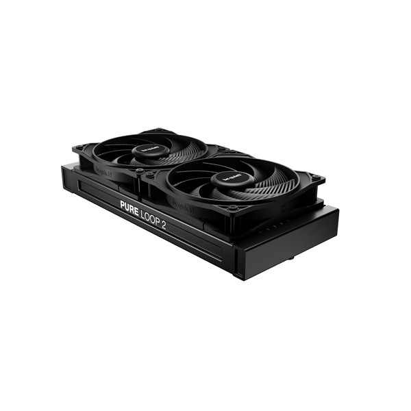 Be quiet! Cpu water cooler - pure loop 2 240mm (2x120mm, csatlakozó: 3pin, cső hossza: 400mm)