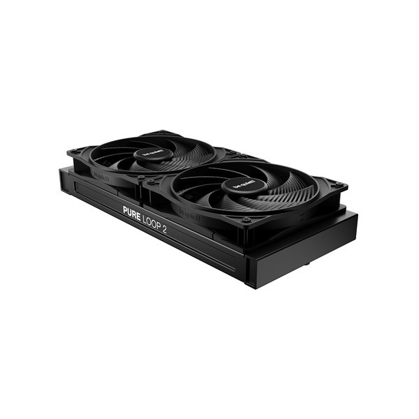 Be quiet! Cpu water cooler - pure loop 2 280mm (2x140mm, csatlakozó: 3pin, cső hossza: 400mm)