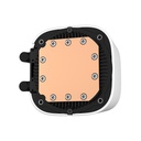 Deepcool cpu water cooler - le720 wh (max 17,8db; max. 145,86 m3/h; 3x12cm, a-rgb led, fehér)