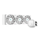 Deepcool cpu water cooler - le720 wh (max 17,8db; max. 145,86 m3/h; 3x12cm, a-rgb led, fehér)