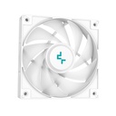 Deepcool cpu water cooler - ls520 se wh (max 19db; max. 103,38 m3/h; 2x12cm, a-rgb led, fehér)