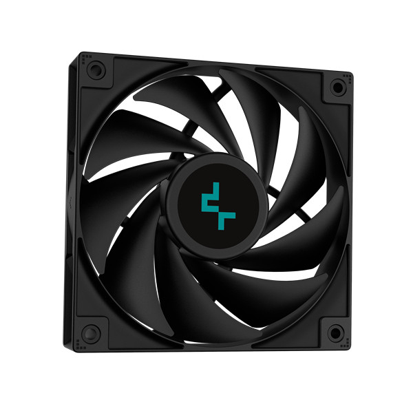 Deepcool cpu water cooler - ls520s zero dark (max 19db; max. 145,86 m3/h; 2x12cm, a-rgb led)
