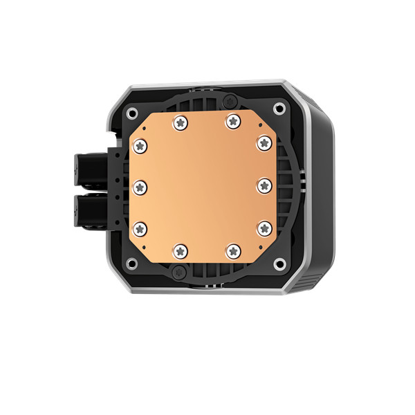 Deepcool cpu water cooler - mystique 240 (max 21db; max. 123,09 m3/h; 2x12cm, led kijelző, fekete)