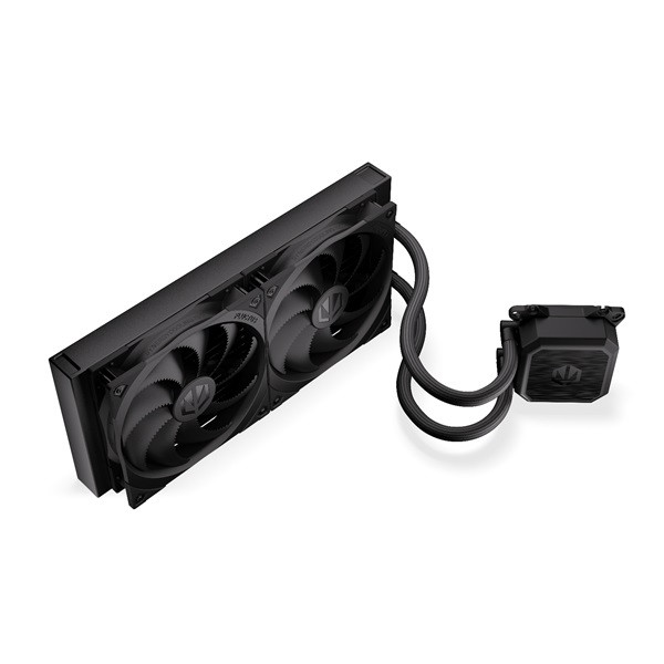 Endorfy cpu water cooler - navis f280 (vízhűtés, fluctus 2x140 pwm, aio, fekete)