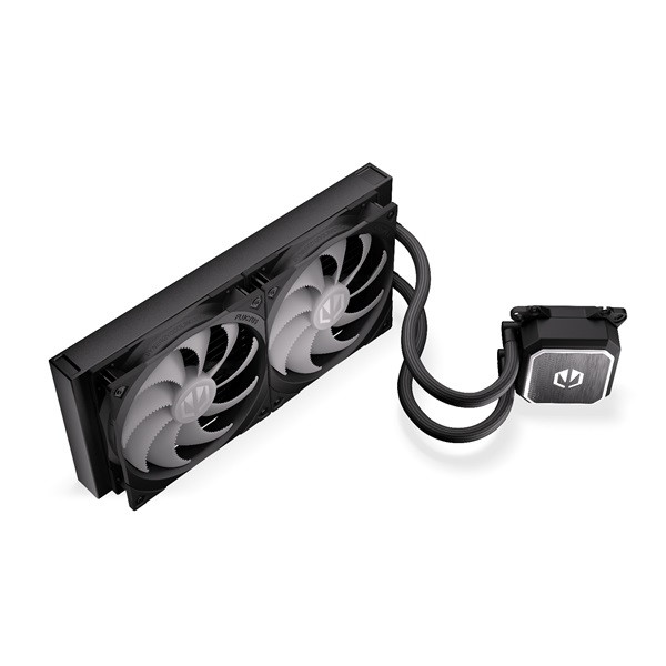Endorfy cpu water cooler - navis f280 argb (vízhűtés, fluctus 2x140 pwm argb, aio, fekete)