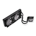 Endorfy cpu water cooler - navis f280 argb (vízhűtés, fluctus 2x140 pwm argb, aio, fekete)