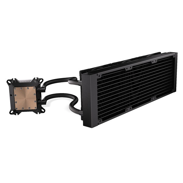 Endorfy cpu water cooler - navis f360 argb  (vízhűtés, fluctus 3x120 pwm argb, aio, fekete)