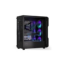 Endorfy cpu water cooler - navis f360 argb  (vízhűtés, fluctus 3x120 pwm argb, aio, fekete)