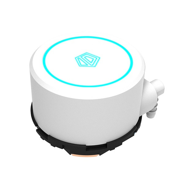 Id-cooling cpu water cooler - auraflow x 240 evo snow (18-35,2db; max. 126,57 m3/h; 2x12cm, rgb led)