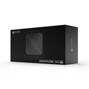 Id-cooling cpu water cooler - dashflow 240 basic black (15.2~35.2db; max. 140,16 m3/h; 2x12cm, fekete)