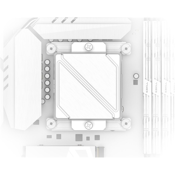 Id-cooling cpu water cooler - dashflow 240 basic white (15.2~35.2db; max. 140,16 m3/h; 2x12cm, fehér)