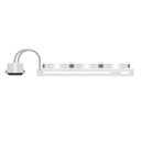 Id-cooling cpu water cooler - dashflow 360 basic white (25db; max. 140,16 m3/h; 3x12cm, fehér)