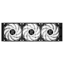 Id-cooling cpu water cooler - dashflow 360 xt (25db; max. 144,41 m3/h; 3x12cm, fekete)