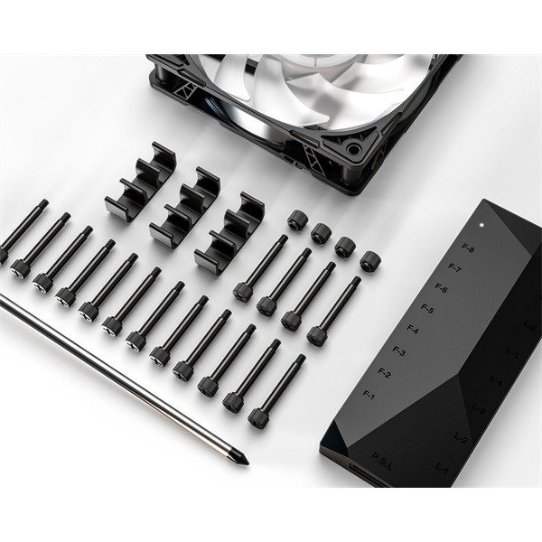 Id-cooling cpu water cooler - dashflow 360 xt (25db; max. 144,41 m3/h; 3x12cm, fekete)