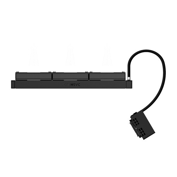 Id-cooling cpu water cooler - dashflow 360 xt lite (25db; max. 132,94 m3/h; 3x12cm, fekete)