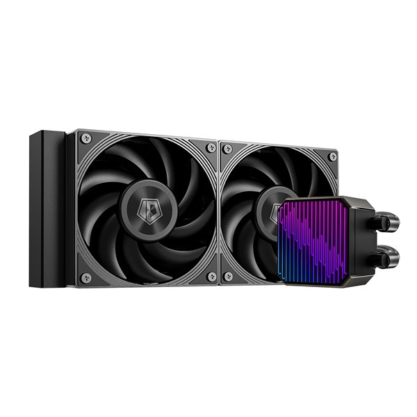 Id-cooling cpu water cooler - dx240 max (35.2db; max. 144,41 m3/h; 2x12cm, fekete)