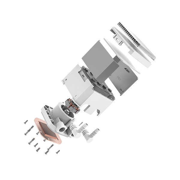 Id-cooling cpu water cooler - dx240 max white (35.2db; max. 144,41 m3/h; 2x12cm, fehér)