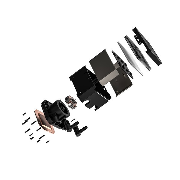 Id-cooling cpu water cooler - dx360 max (32.5db; max. 144,41 m3/h; 3x12cm, fekete)