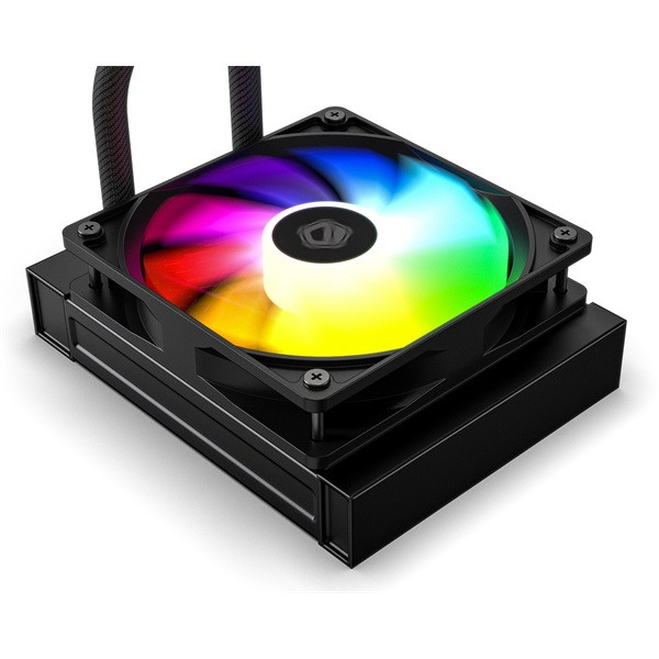 Id-cooling cpu water cooler - fx120 argb (35,2db; max. 129,39 m3/h; 12cm, a-rgb led, fekete)