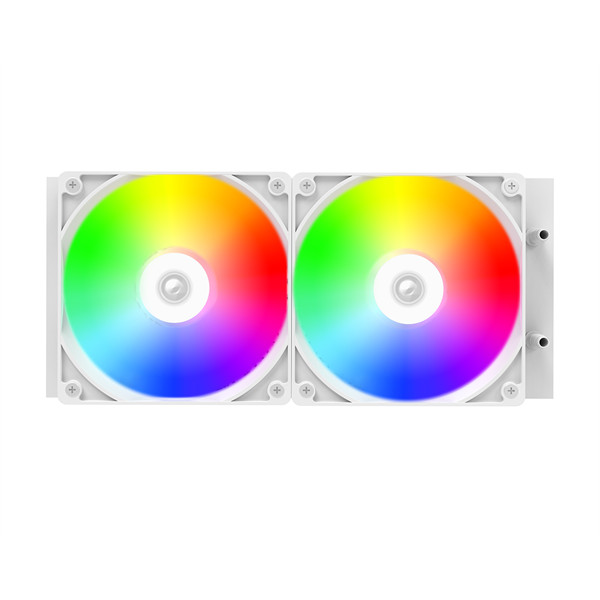 Id-cooling cpu water cooler - fx240 argb white (35,2db; max. 129,39 m3/h; 2x12cm, a-rgb led, fehér)