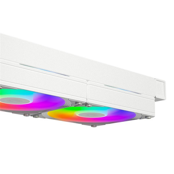 Id-cooling cpu water cooler - fx240 inf white (27.2db; max. 98,54 m3/h; 2x12cm, fehér)