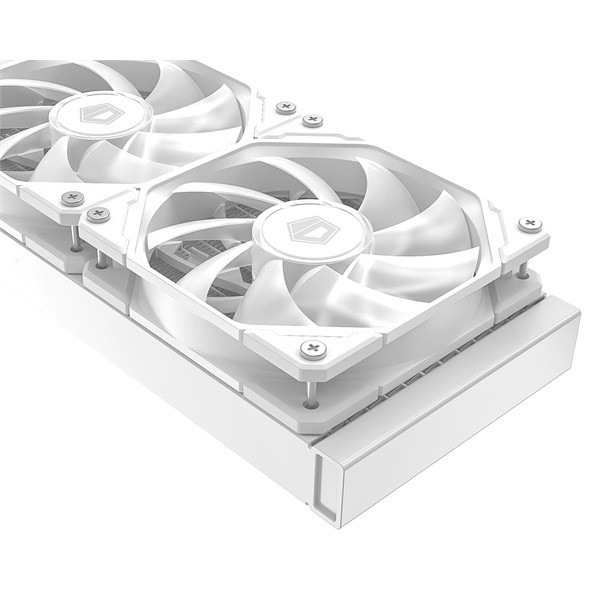 Id-cooling cpu water cooler - fx240 inf white (27.2db; max. 98,54 m3/h; 2x12cm, fehér)