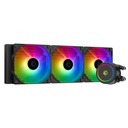 Id-cooling cpu water cooler - fx360 argb (35,2db; max. 129,39 m3/h; 3x12cm, a-rgb led, fekete)