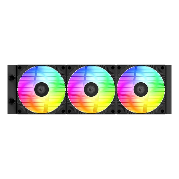 Id-cooling cpu water cooler - fx360 inf (27.2ddb; max. 98,54 m3/h; 3x12cm, fekete)