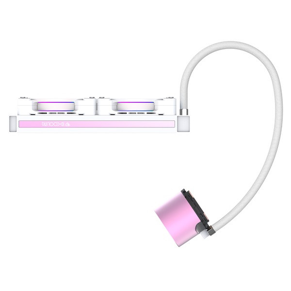 Id-cooling cpu water cooler - pinkflow 240 diamond (16,3-33,5db; max. 93,78 m3/h; 2x12cm)
