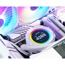 Id-cooling cpu water cooler - space sl240 xe white (25db; max. 129,39 m3/h; 2x12cm, a-rgb led, fehér)