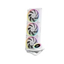 Id-cooling cpu water cooler - space sl360 white (25db; max. 132,52 m3/h; 3x12cm, a-rgb led, fehér)