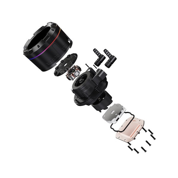 Id-cooling cpu water cooler - space sl360 xe (35,2db; max. 129,39 m3/h; 3x12cm, a-rgb led, fekete)