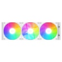 Id-cooling cpu water cooler - space sl360 xe white (35,2db; max. 129,39 m3/h; 3x12cm, a-rgb led, fehér)