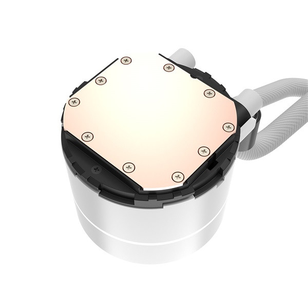 Id-cooling cpu water cooler - zoomflow 240 xt v2 white (25db; max. 140,16 m3/h; 2x12cm, a-rgb led, fehér)