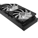 Id-cooling cpu water cooler - zoomflow 360 xt v2 (25db; max. 115,87 m3/h; 3x12cm, a-rgb led)